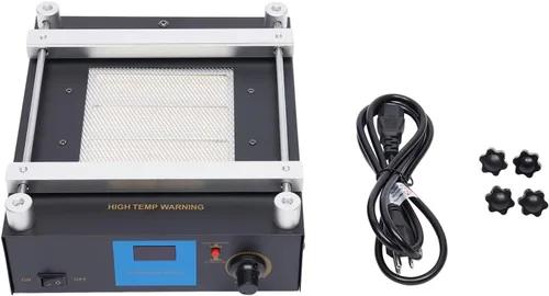 Vista 4 de 110V 600W SMD PCB Precalentador antiestático BGA Estación de retrabajo Estación de horno de precalentamiento In-frared Estación de precalentamiento