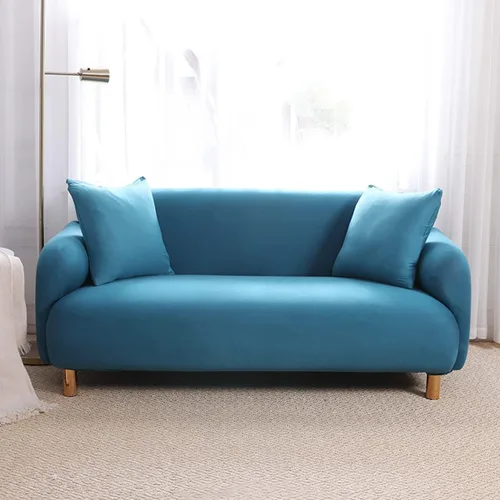 Vista 12 de Fundas de sofá de alta elasticidad de 2 plazas, ultra suaves y elegantes, para perros y niños, protector de muebles de elastano con parte inferior
