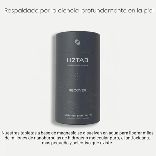 Vista 3 de Paquete completo de bienestar: tabletas de hidrógeno molecular H2TAB (frambuesa + sin sabor) y tabletas de baño de hidrógeno - Soporte antioxidante