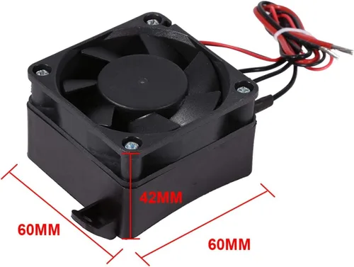 Vista 2 de Calentador de ventilador PTC 100w 12v, 12v 100w calentador, 12v calentador PTC, calentador de ventilador de coche PTC 100w 12v, calentador de aire