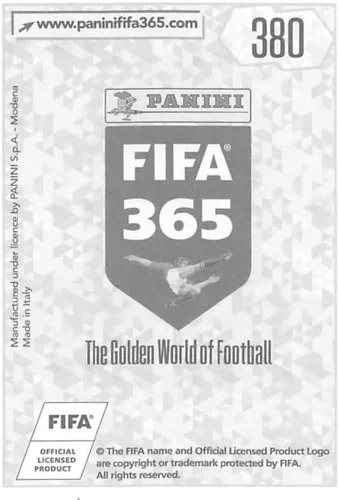 Vista 2 de Pegatinas Panini FIFA 365 2017-18 Fútbol #380 Gregoire Defrel AS Roma - Adhesivo oficial más pequeño que una tarjeta de intercambio en estado crudo