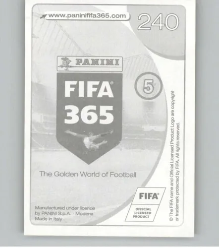 Vista 2 de 2016-17 Panini FIFA 365 Stickers #240 Sami Khedira Juventus Official Soccer Album Sticker in Raw (NM or Better) Condition