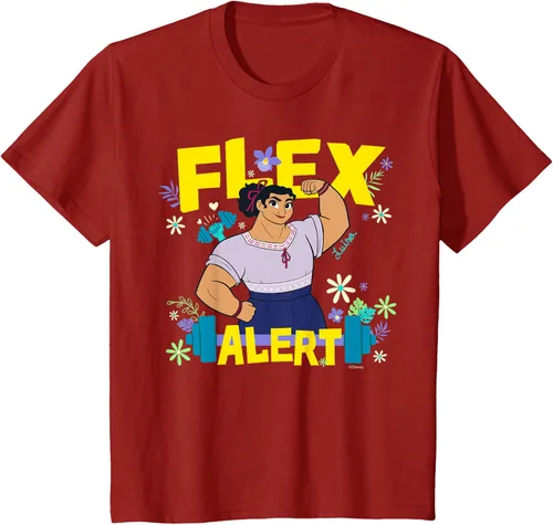 Vista 63 de Disney Encanto Luisa Madrigal Flex Alert Camiseta, Negro