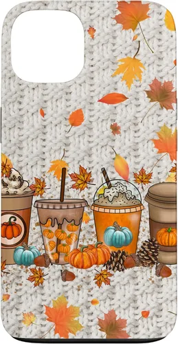 Vista 7 de Thanksgiving Fall Fall Leaves Autumn Pumpkin Spice Phone Case for iPhone 17