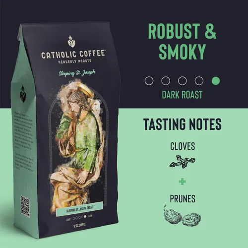 Vista 9 de Catholic Coffee Caja de café variada (grano entero) (Nuestra Señora de Guadalupe, San Patricio, San Pedro, San José)