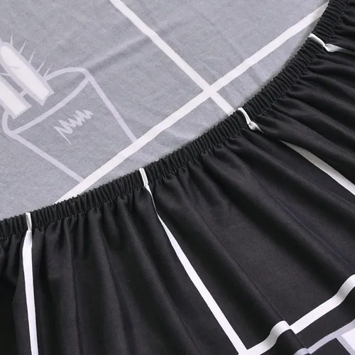 Vista 7 de ele ELEOPTION Funda de sofá cama sin brazos para futón, funda de sofá, funda de sofá, funda de sofá universal de tela elástica de tamaño matrimonial