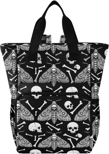 Vista 35 de Emelivor Bolsa de pañales con diseño de panal de abejas, con bolsillos aislados, bolsa organizadora de pañales para niños y niñas, unisex