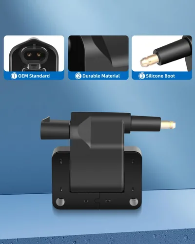 Vista 2 de ECCPP Bobinas de encendido compatibles con Dodge Caravan, B150, B250, B350, B2500, B3500, Dakota 1991-1997, repuesto para UF97 5C1707 para viajes