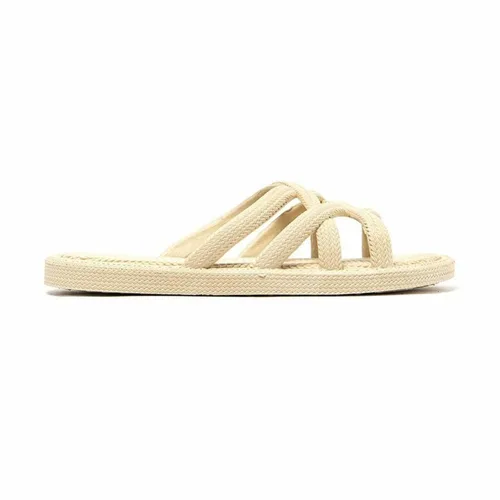 Vista 3 de Chanclas para Mujer Brasileras Mersin Marrón claro