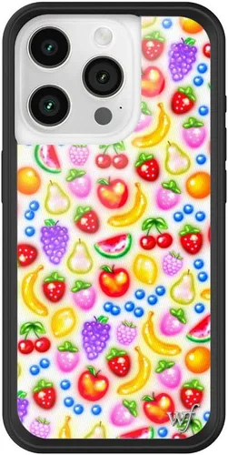 Vista 77 de Wildflower - Fundas compatibles con Apple iPhone 15 Pro Protector de goma negro, certificado de prueba de caída de 4 pies, propiedad de mujeres