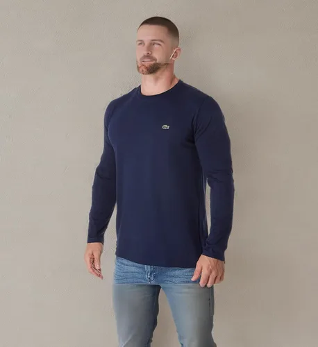 Vista 7 de Lacoste Camiseta Pima de Algodón de Manga Larga para Hombre
