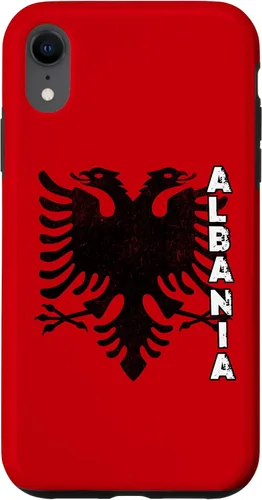 Vista 24 de iPhone 16 Albanian Flag Of Albania Double Eagle Flamuri Shqiperia Case