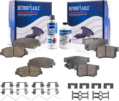 Vista 76 de Detroit Axle - Pastillas de freno para Avalanche Express Suburban Savana Yukon XL 1500 Chevy Tahoe GMC Cadillac Escalade, Pastillas de freno
