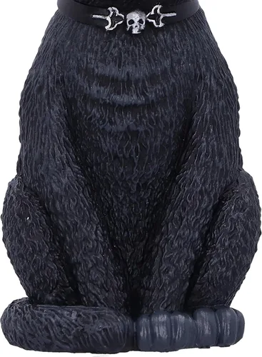 Vista 6 de Nemesis Now Cult Cuties Pawzuph - Adorno colgante de 3.9 in, resina, negro, adorable gato con cuernos, gato con cuernos, fundido en la mejor resina