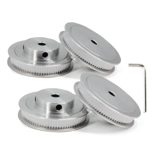 Vista 19 de 2GT Poleas de 30 dientes de 0.197 in de diámetro 30T Poleas de correa de distribución de aluminio para correa de 0.236 in de ancho, piezas