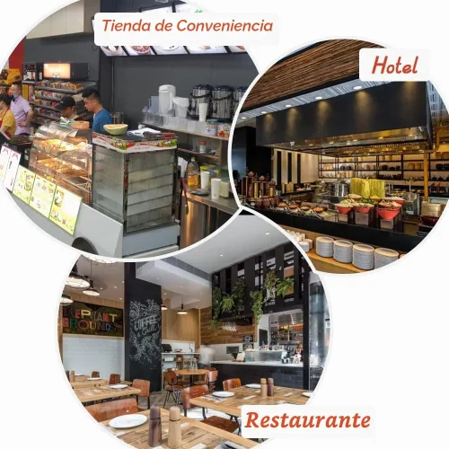 Vista 6 de Vaporizador eléctrico de 5 niveles, calentador de alimentos de acero inoxidable comercial con control automático de temperatura, para bollos, baozi