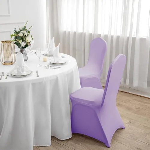 Vista 37 de Funda de elastano para silla, 12 unidades, fundas para silla, fundas para sillas de sala de estar, funda extraíble lavable y elástica para silla