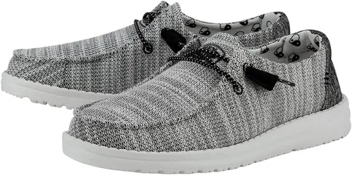 Vista 17 de Hey Dude Wendy - Zapatos de mujer, mocasines sin cordones para mujer, cómodos y ligeros