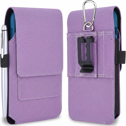 Vista 104 de TOCOL Funda magnética 3 en 1 para iPhone 15 Pro, mejorada [protección completa de cámara] con 2 protectores de pantalla, compatible con MagSafe Gris