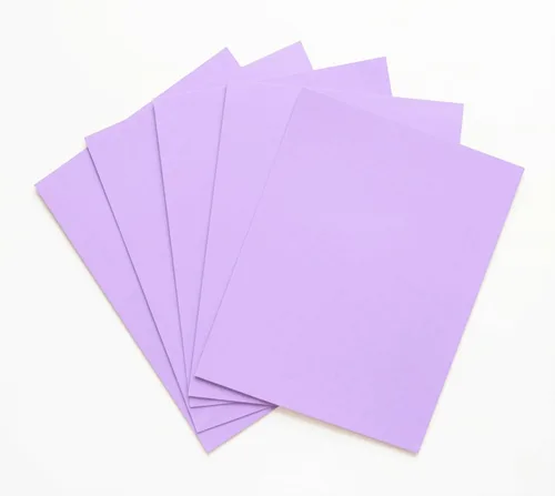 Vista 2 de Papel de copia de color, 20 libras (75 GSM) 8.5 x 11, 500 hojas (lavanda/orquídea)