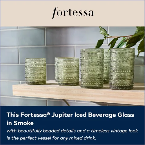 Vista 4 de D&V By Fortessa Jupiter - Vaso para bebidas heladas, 385 ml, juego de 6