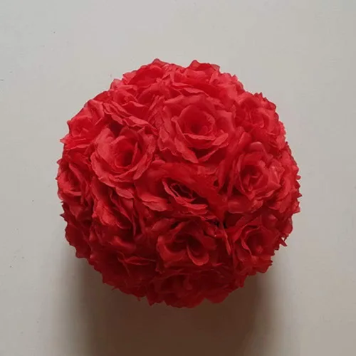 Vista 2 de HomeABC Bola de flores de seda de 3.5 pulgadas, color negro, paquete de 5