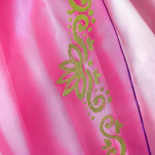 Vista 8 de knemmy Disfraz enredado para niña disfraz de Rapunze para cosplay vestido de princesa Halloween