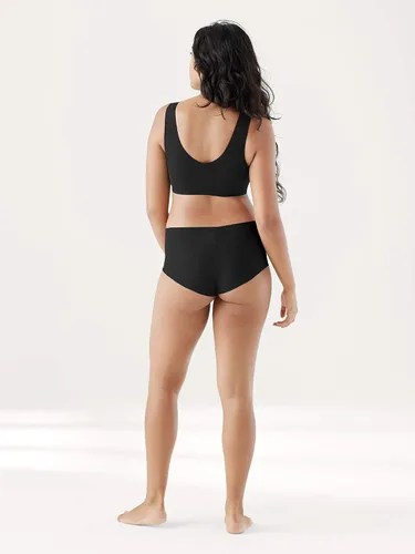 Vista 2 de True & Co Brasier con cuello en V para mujer, Rosado