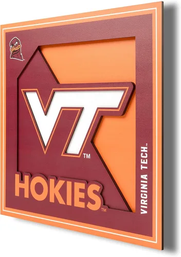 Vista 41 de YouTheFan NCAA Texas A&M Aggies - Arte de pared de la serie de logotipos 3D - 12x12 pulgadas