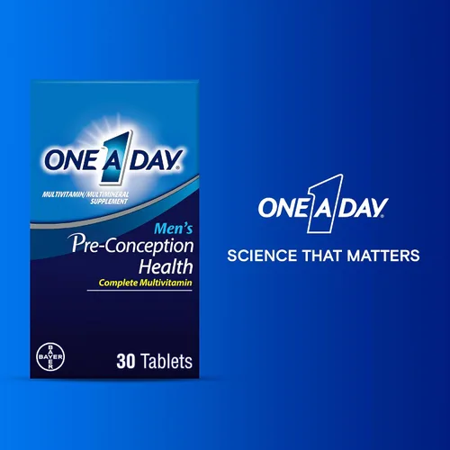 Vista 7 de One A Day Multivitamínico de salud preconcepcional para hombres para apoyar el esperma saludable, suplemento para hombres con vitamina C, vitamina