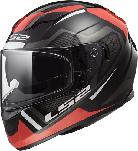Vista 9 de LS2 Casco integral Stream Street Casco Ninja Red Blue