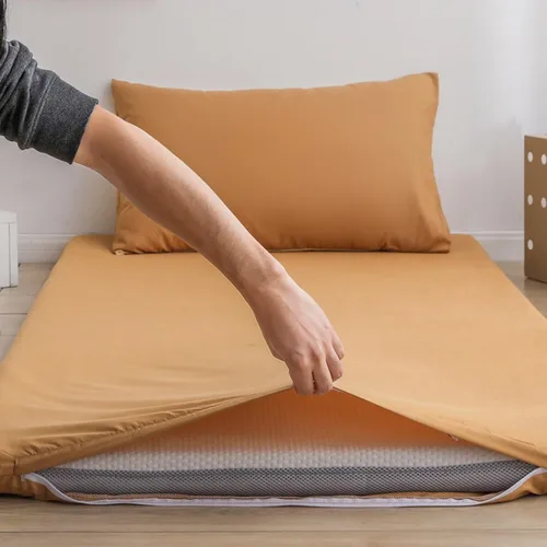 Vista 12 de Protector de colchón con cremallera, funda lavable impermeable y a prueba de polvo, se adapta a colchones de 2 a 3.9 in (individual/doble/Queen/King)