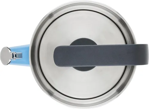 Vista 13 de KitchenAid Teakettles - Tetera silbadora de acero esmaltada y lista para inducción, tapa de acero inoxidable, 2 cuartos de galón, terciopelo azul