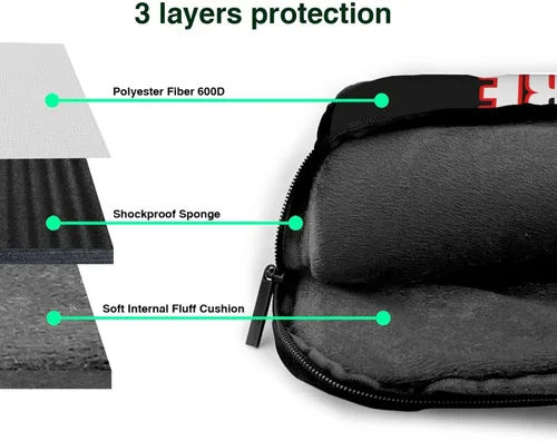 Vista 8 de Bolso bandolera personalizado para laptop para hombres y mujeres