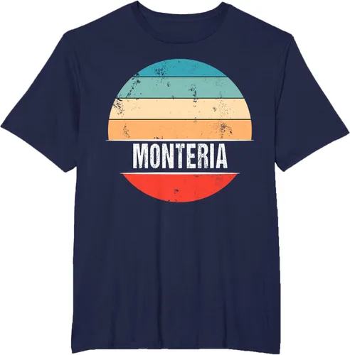 Vista 10 de Camiseta Montería Colombia City Trip, Negro
