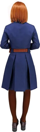 Vista 3 de DAZCOS Nobara Disfraz de cosplay para mujer, talla de EE. UU., traje de uniforme JJK con cinturón y bolsa