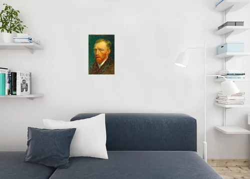 Vista 4 de Vincent Van Gogh Autorretrato Primavera Arte de Pared Impresionista Estilo de Pintura Arte Fino para Decoración del Hogar Realismo Obra de Arte