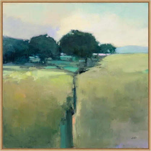 Vista 20 de Amanti Art Lienzo enmarcado para pared, 16 x 16 pulgadas, prado escénico de Julia Purinton, lienzo enmarcado para pared, obras de arte de paisajes