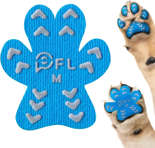 Vista 9 de Protección antideslizante para patas de perro para perros mayores, almohadillas para patas de perro con tracción, almohadillas autoadhesivas