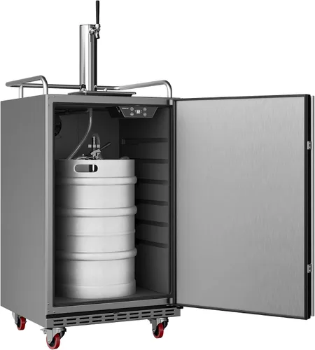 Vista 7 de EdgeStar BR7001SSOD Refrigerador de conversión de Kegerator para exteriores de tamaño completo integrado - Acero inoxidable