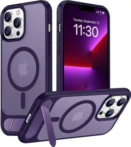 Vista 115 de Funda para iPhone 11 con compatibilidad magnética, [Soporte invisible incorporado][Compatible con MagSafe]