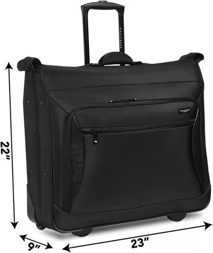 Vista 2 de WallyBags Solutions - Bolsa de ropa con ruedas, múltiples perchas y hecha para hombres y mujeres