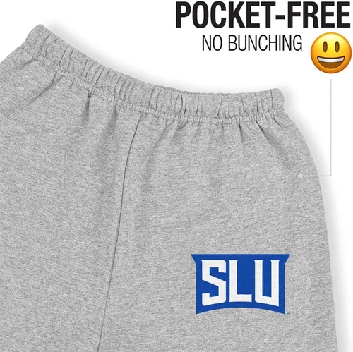 Vista 3 de LOGOVISION Saint Louis University School Logo Pantalones deportivos para hombre, color jaspeado atlético, talla M, Universidad de Saint Louis.