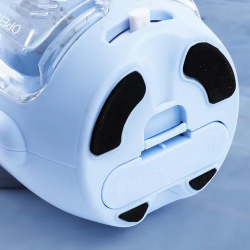 Vista 7 de M&G Sacapuntas eléctrico, sacapuntas portátil con bonito diseño de gato, con batería/USB de doble alimentación para lápices, niños, estudiantes