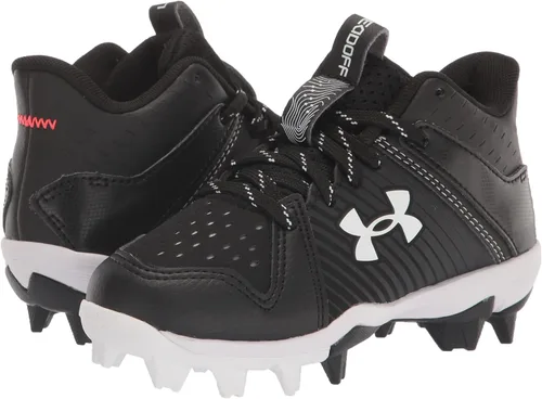 Vista 7 de Under Armour Zapato de béisbol unisex Leadoff Mid Junior de goma moldeada