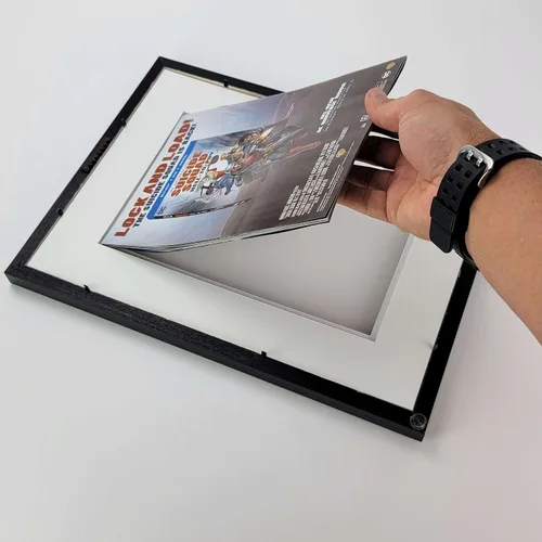 Vista 6 de Perfect Cases - Marco doble para cómics con doble estera y molduras de madera real