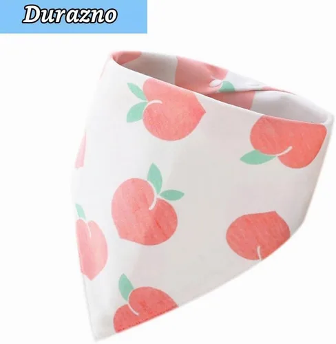 Vista 4 de Baberos 100% algodón para bebé, bandana para niño y niña, 9 baberos para babear, dentición y alimentación