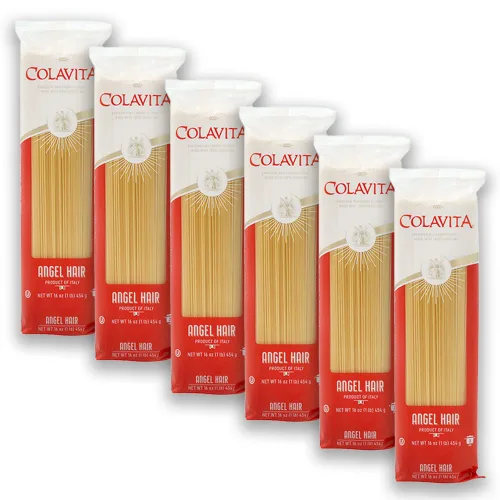 Vista 7 de Colavita Pasta Bucatini – Paquete de 6 (bolsas de 1 libra) – Auténtica pasta italiana hecha con sémola de trigo duro 100% – perfecta para salsas