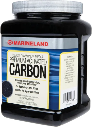 Vista 6 de Marineland Black Diamond Carbón activado premium, Negro/Gris