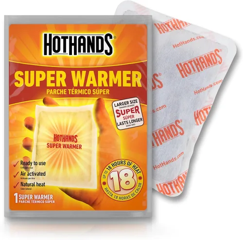 Vista 2 de HotHands Súper Calentadores para el Cuerpo y las Manos - Calentadores Naturales Sin Olor de Larga Duración Activados por Aire - Hasta 18 Horas